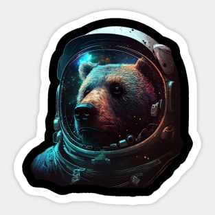 space bear Sticker